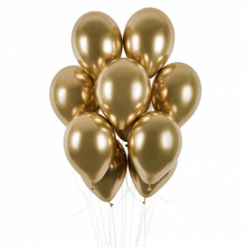Auksiniai chrome  helio balionai