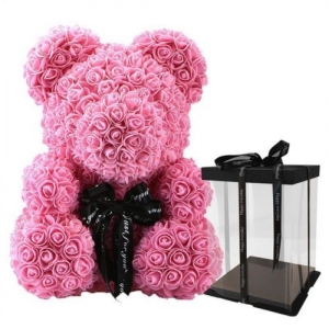 Kvepiantis meškiukas Rose Bear, rožinis