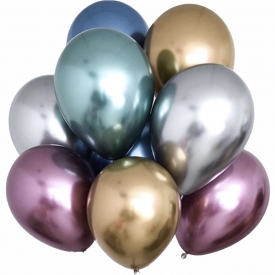 Chrome helio balionai MIX